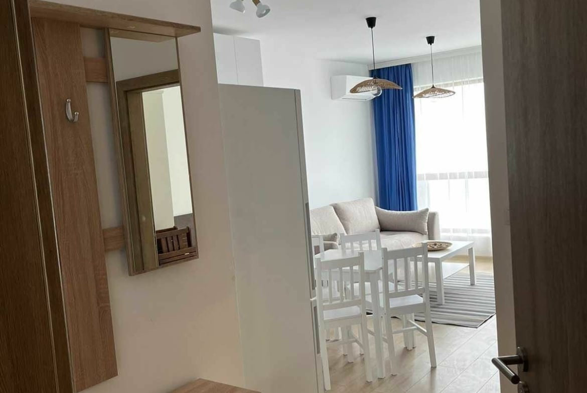 Ален Мак До Плажа Продава Нов Двустаен Апартамент в Нова Сграда с Морска Панорама - 0