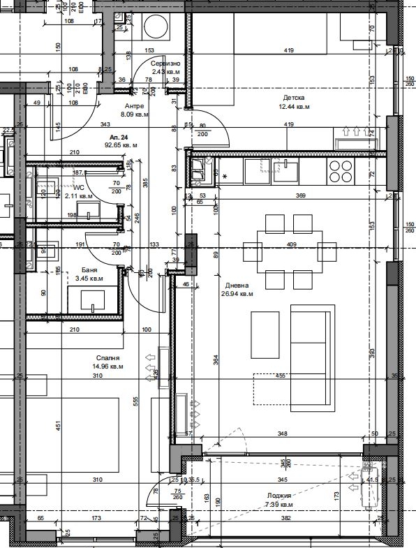 Тристаен Апартамент кв. Галата в Нова Сграда - 0