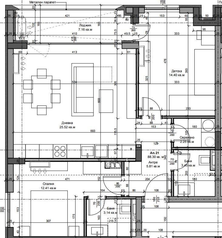 Двустаен Апартамент кв. Галата Нова Сграда - 0