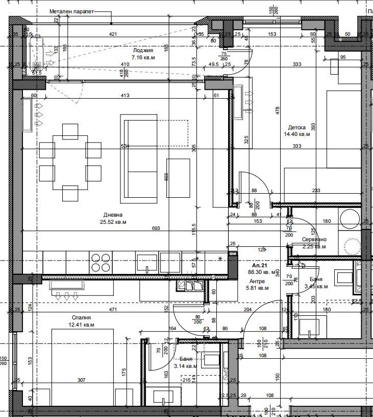 Двустаен Апартамент кв. Галата Нова Сграда - 0