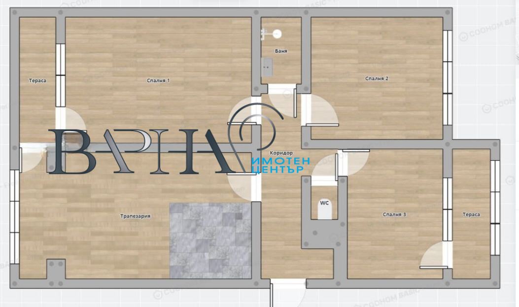 Продава Тристаен апартамент Чайка До Пазара - 0