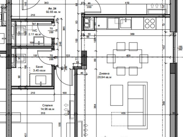 Тристаен Апартамент кв. Галата в Нова Сграда - 0