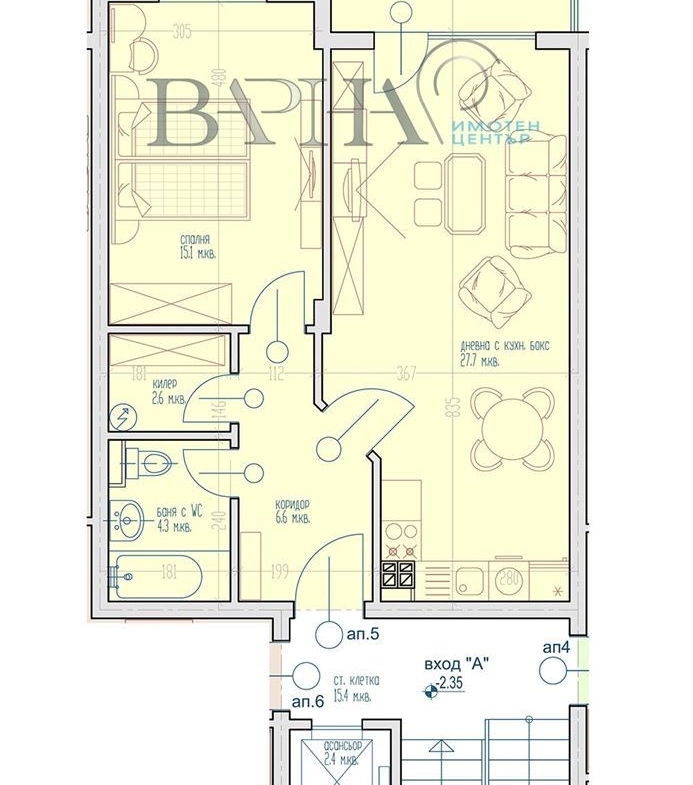 2-стаен - Варна, Виница - 0